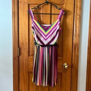 Light worn colorful dress